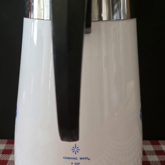 Corningware White and Blue Floral Carafe - Picture 9 of 10